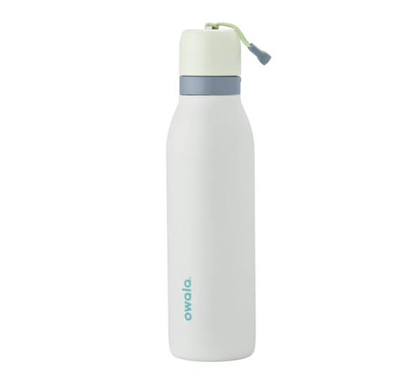 Owala FreeSip Twist Insulated Stainless Steel Water Bottle with Straw 18-oz, Mint/White