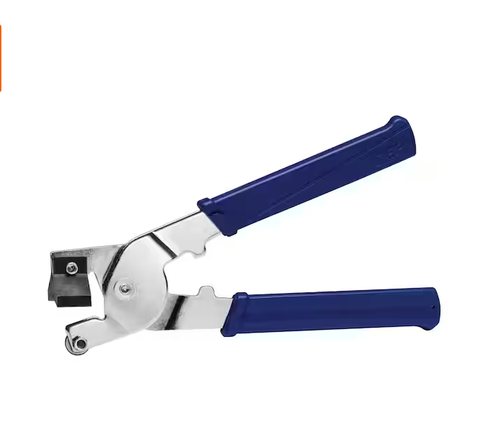 QEP Handheld Tile Cutter with Tungsten Carbide Scoring Wheel for Ceramic Wall Tile upto 1/4 in. Thick