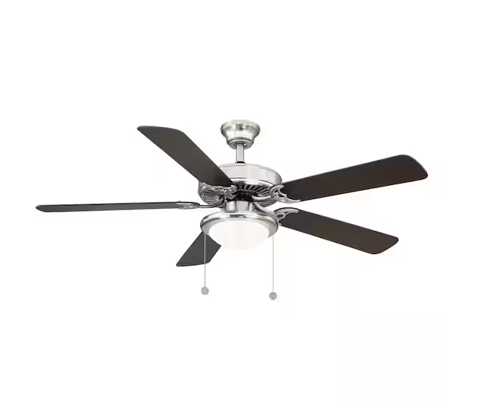 Trice 52 in LED Brushed Nickel Ceiling Fan