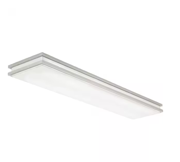 Lithonia Lighting Brushed Nickel Linear Saturn LED Flush Mount