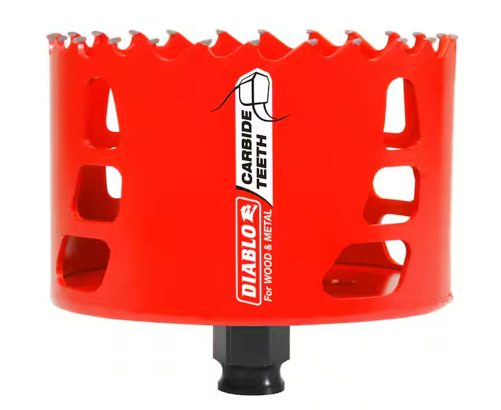 4-3/4 in. Carbide Hole Saw with 2-3/8 in. Cutting Depth