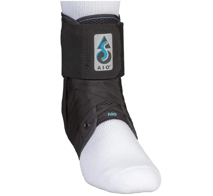 Med Spec 264014 ASO Ankle Stabilizer, Black, Medium