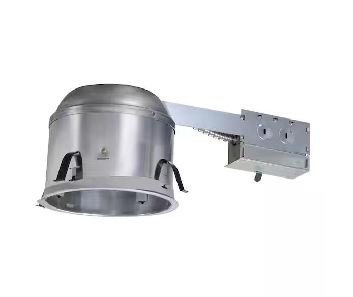HALO H27 6 in. Aluminum Recessed Lighting Housing for Remodel Shallow Ceiling, Insulation Contact, Air-Tite