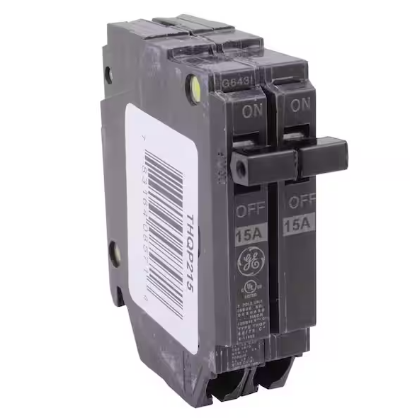 10Pack Q-Line 15 Amp 1 in. 2 Pole Circuit Breaker