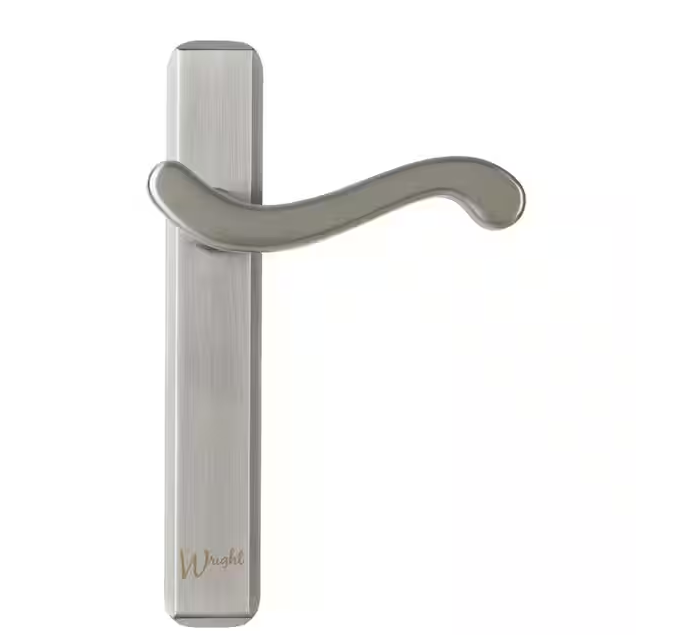 Wright Products Bayfield Surface Lever Mount Latch for Screen and Storm Doors, Satin Nickel