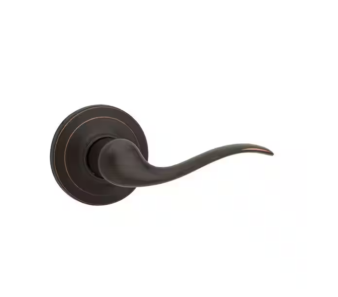 Tustin Venetian Bronze Hall/Closet Door Handle with Microban Antimicrobial Technology