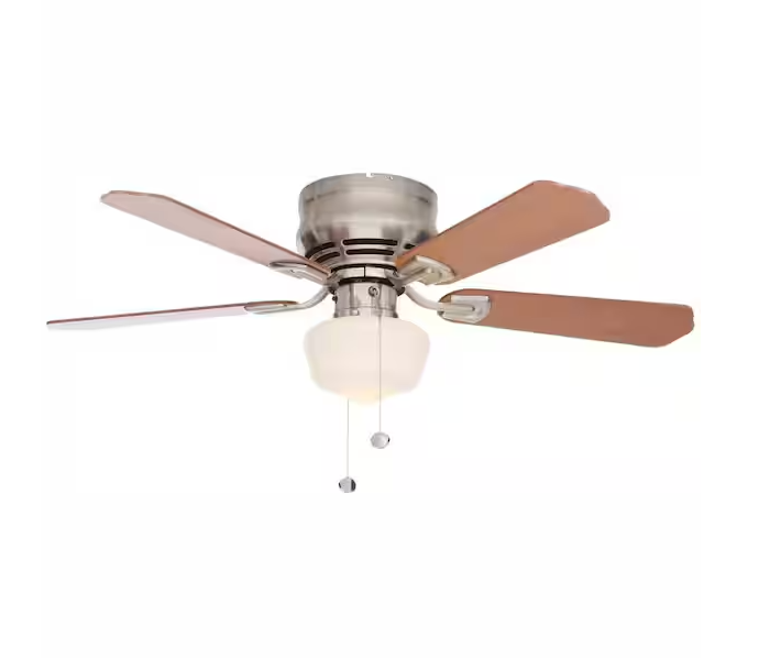 Middleton 42 in. LED Indoor Brushed Nickel Ceiling Fan with Light Kit