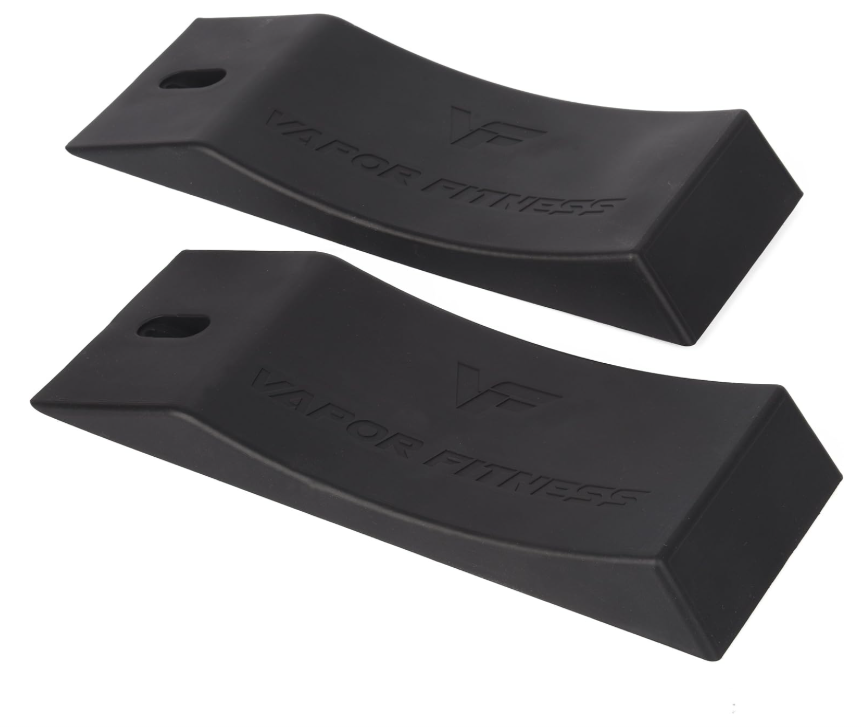 Widest Deadlift Wedge (2 Pack) - Barbell Deadlift Jack Alternative for Weightlifting (Red)