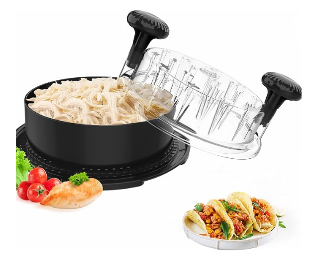 Pro Chicken Breast Shredder Tool Twist Large, Anti Slip Pads