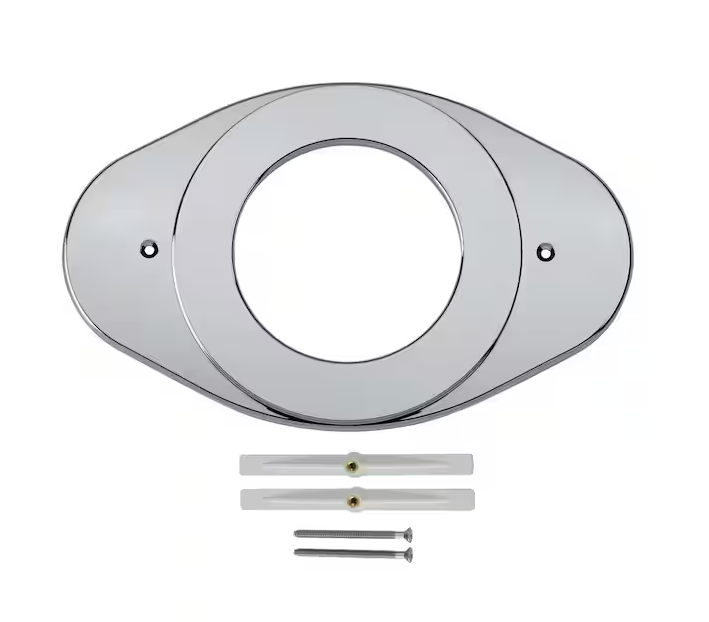 Delta 8.22 in. Renovation Cover Plate in Chrome