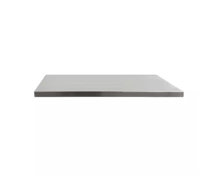 30 in. x 26 in. x 1 in. Stainless Steel Standard Countertop