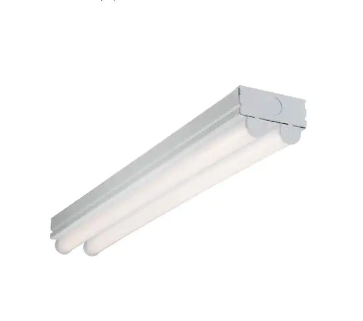 2 ft. 2-Light Linear White Integrated LED Ceiling Strip Light with 2100 Lumens, 4000K