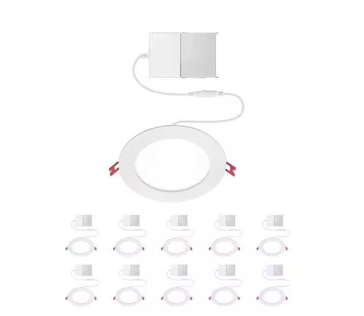 Value Series 6 in LED Slim Canless - White - (10-Pack)