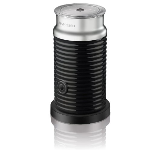 Nespresso Aeroccino 3 Milk Frother, Black, Steel