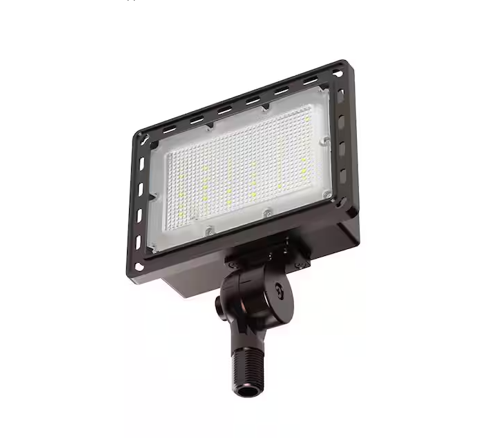 1000/2000/3000 Lumen Select Integrated LED Bronze Dusk to Dawn Commercial Ground/Wall Flood Light, 4000K