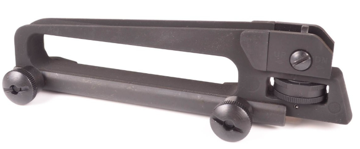 AR carrying handle with Rear Sight