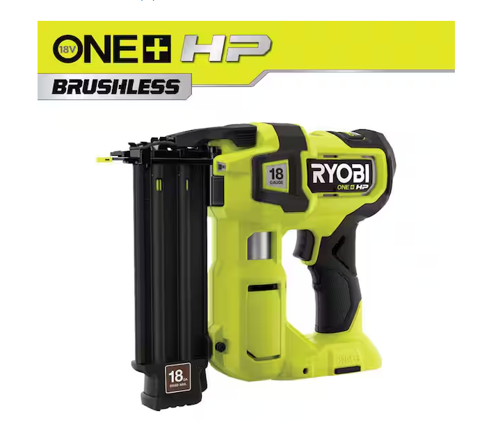 ONE+ HP 18V 18-Gauge Brushless Cordless AirStrike Brad Nailer (Tool Only)