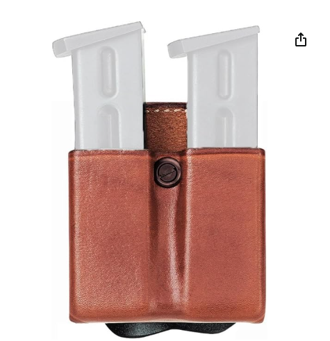 Aker Leather 523 D.M.S. (Dual Mounting Series) Twin, Tan, 9mm Magazines
