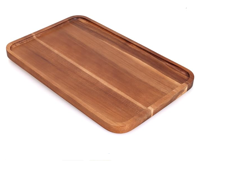 16 x 10" Rectangle Serving Trays Wooden Charcuterie Board