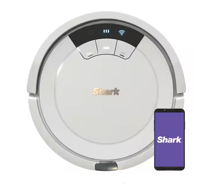 ION 12.6in Robotic Vacuum, Wi-Fi Connected, Bagless, Multi- surface Gray