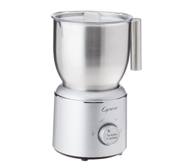 Capresso froth Select Automatic Milk Frother and Hot Chocolate Maker, Stainless Steel