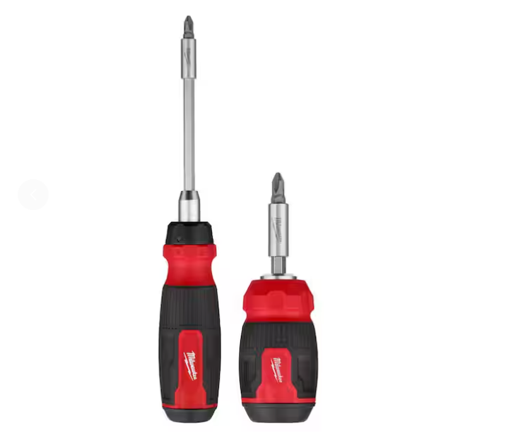 14-in-1 Ratcheting Multi-Bit and 8-in-1 Compact Multi-Bit Screwdrivers (2-Pack)