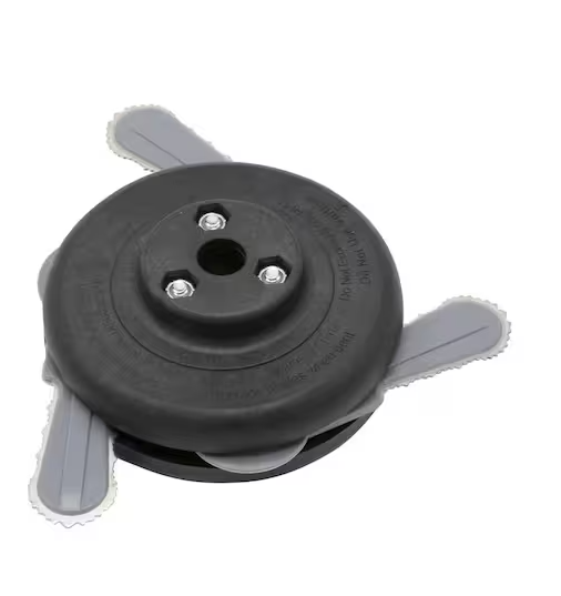 Rino-Tuff Universal Fit Brush Cutter Replacement Head for Straight Shaft String Grass Trimmer Part