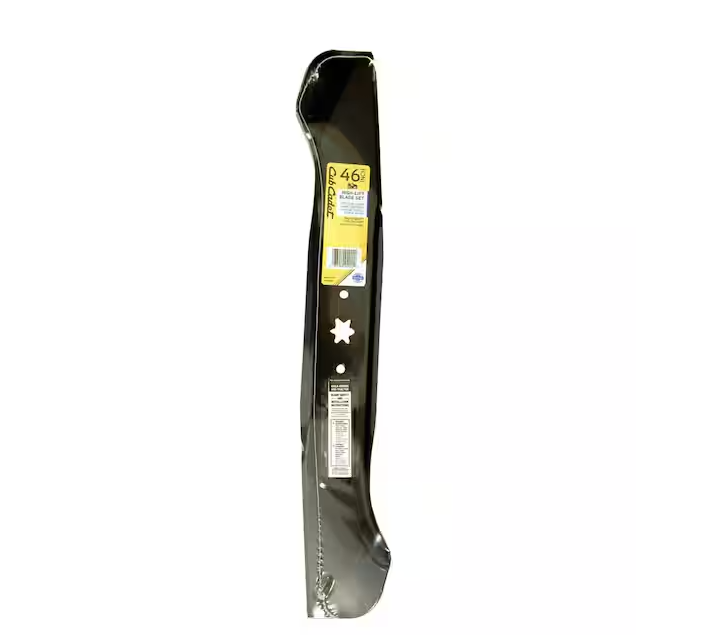 Cub Cadet Original Equipment High Lift Blade Set for Select 46 in. Riding Lawn Mowers with 6-Point Star OE# 942-04244, 942-04244A