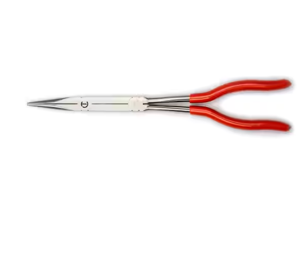 13 in. X2 Double Compound Long Reach Long Nose Pliers with Dual Material Handle