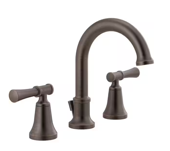 Delta Chamberlain 8 in. Widespread 2-Handle Bathroom Faucet in Venetian Bronze