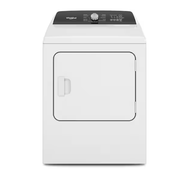 Whirlpool WED5050LW 7-cu ft Steam Cycle Vented Electric Dryer - White