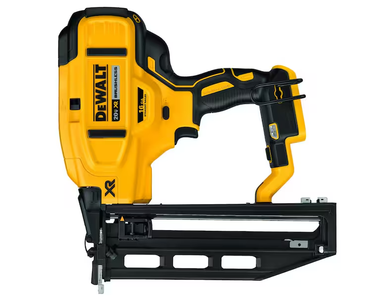 20V MAX XR 16-Gauge Lithium-Ion Cordless Finish Nailer (Tool Only)