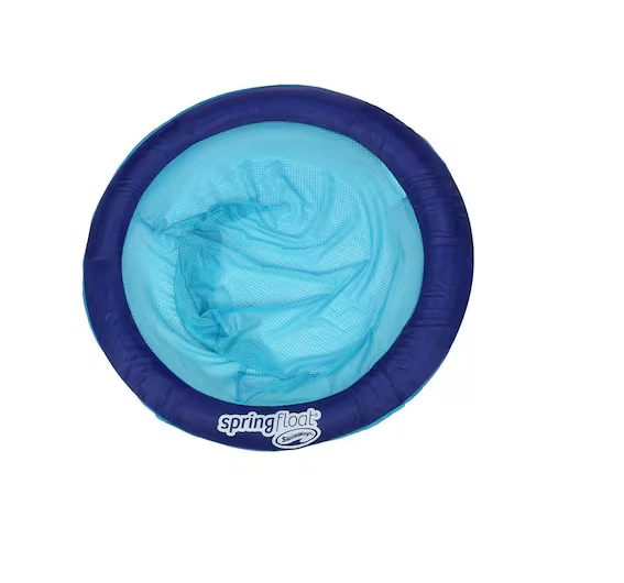 Spring Float Sky Blue Papasan Floating Pool Seat