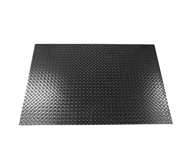 47 in. x 32 in. Polyvinyl Gas Grill Mat in Midnight Black
