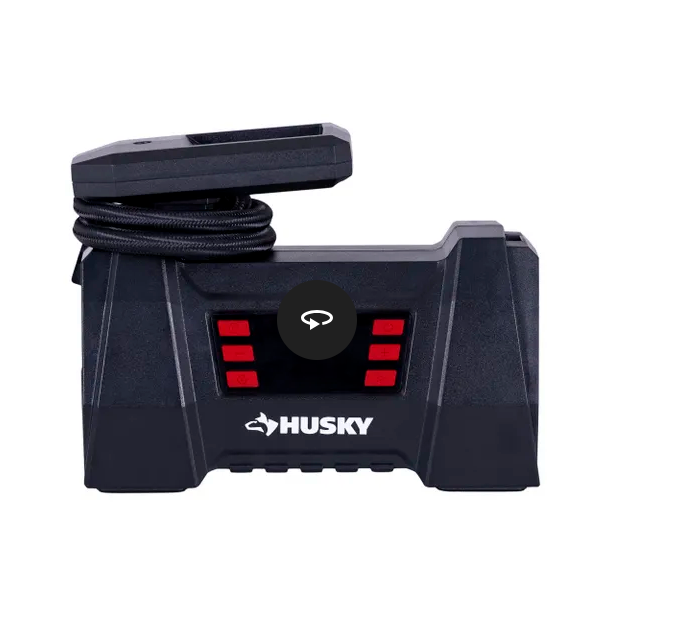 12-Volt DC Portable Fast Flow Air Compressor Air Pump