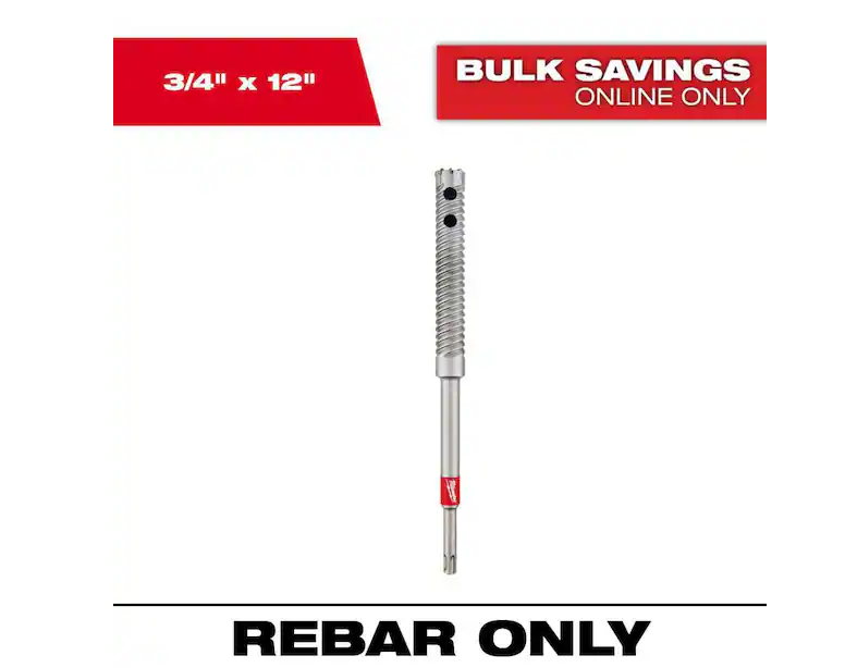 3/4 in. x 12 in. SDS-Plus Rebar Cutter