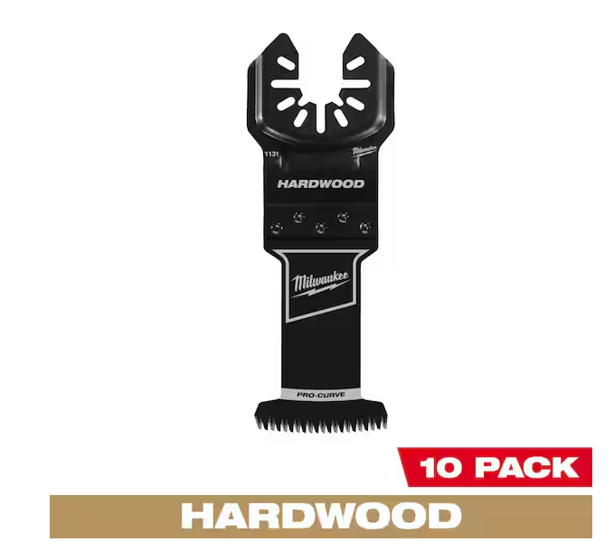 1-3/8 in. High Carbon Steel Universal Fit Japanese Teeth Hardwood Cutting Multi-Tool Oscillating Blade (10-Pack)