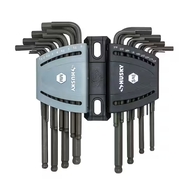 Ball End Hex Set, SAE/MM (26-Piece)