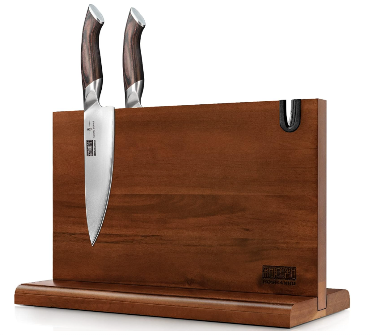 HOSHANHO Magnetic Knife Block 14 x 10", Double Sided Magnetic Knife Holder