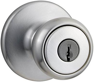 Kwikset Tylo Satin Chrome Keyed Entry Door Knob