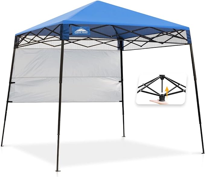 Day Tripper 8 ft. x 8 ft. Slant Leg Lightweight Compact Portable Canopy