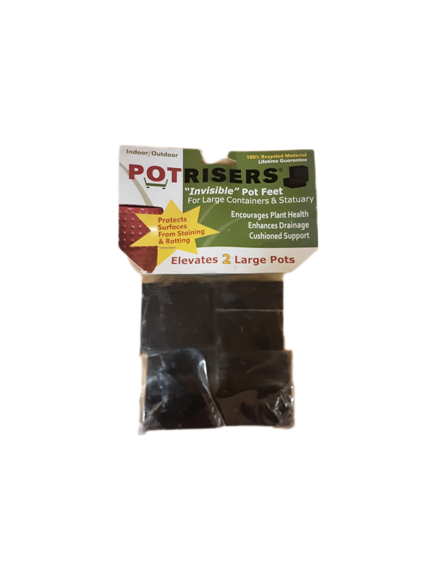 POT RISERS LARGE 2"X2" 6 PACK