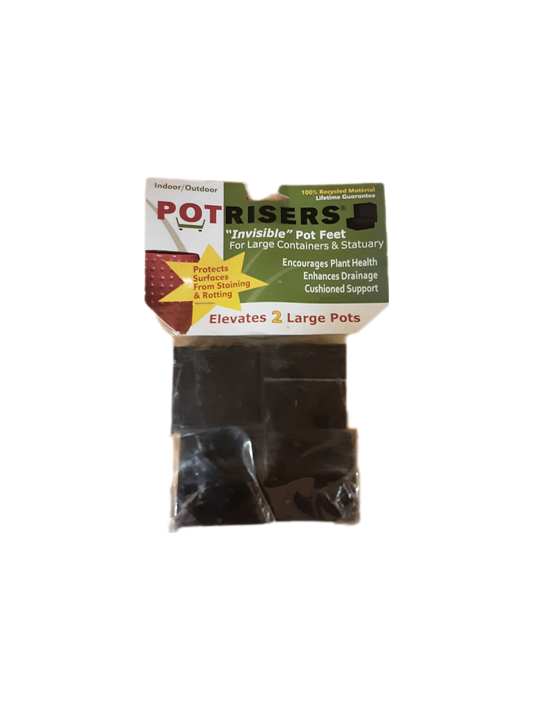 POT RISERS LARGE 2"X2" 6 PACK