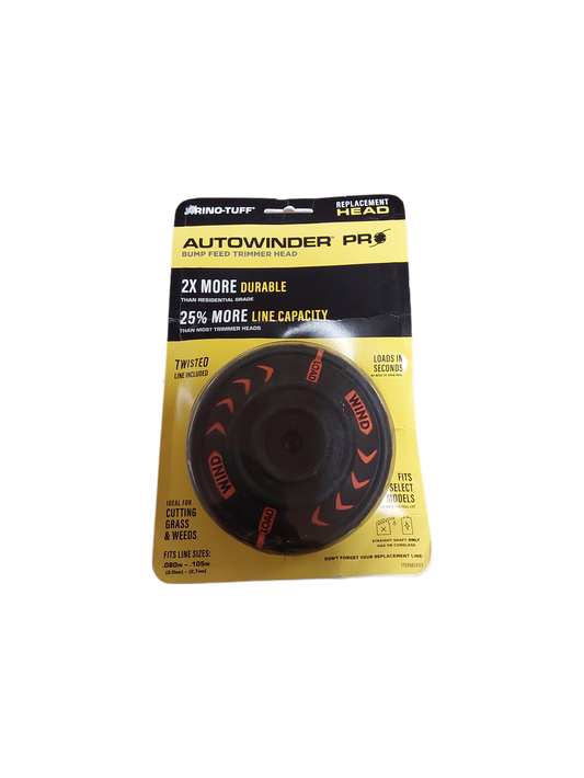Rino-Tuff Universal Autowind Pro Replacement Bump Head for Straight Shaft Gas and Select Cordless String Grass Trimmer/Lawn Edger
