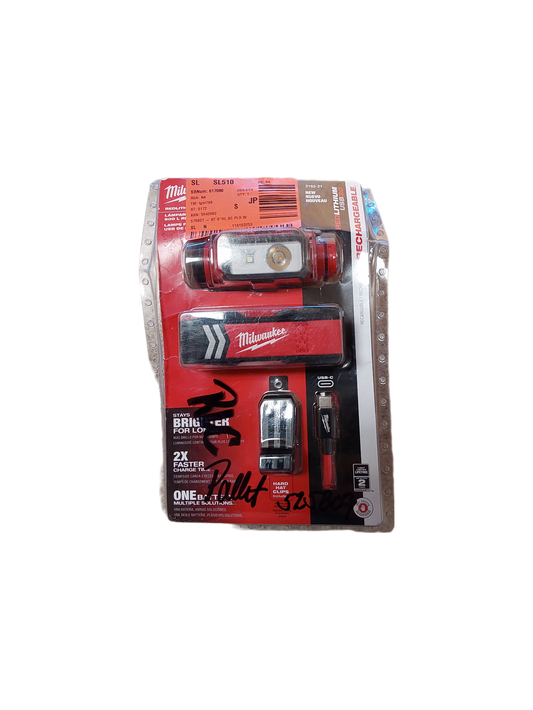 Milwaukee 600 Lumens LED REDLITHIUM Hard Hat Headlamp NO BATTERY