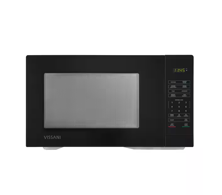 1.1 cu. ft. Countertop Microwave Oven in Black