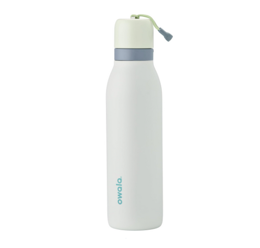 Owala FreeSip Twist Insulated Stainless Steel Water Bottle with Straw 18-oz, Mint/White