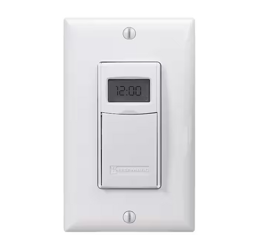 15 Amp 7-Day Indoor In-Wall Astronomic Digital Timer, White