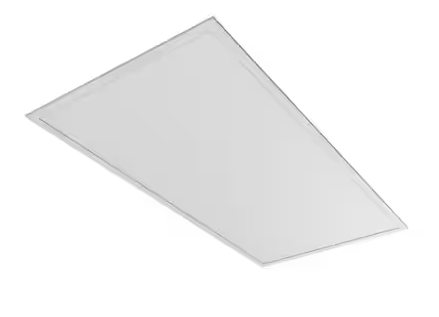 CE 2 ft. x 4 ft. White Integrated LED Flat Panel Troffer Light Fixture at 5000 Lumens, 4000K Bright White