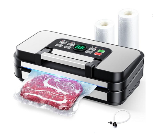 95Kpa Powerful Precision Pro Vacuum Sealer, with 10-in-1 Functions, Easy-Lock Handle
